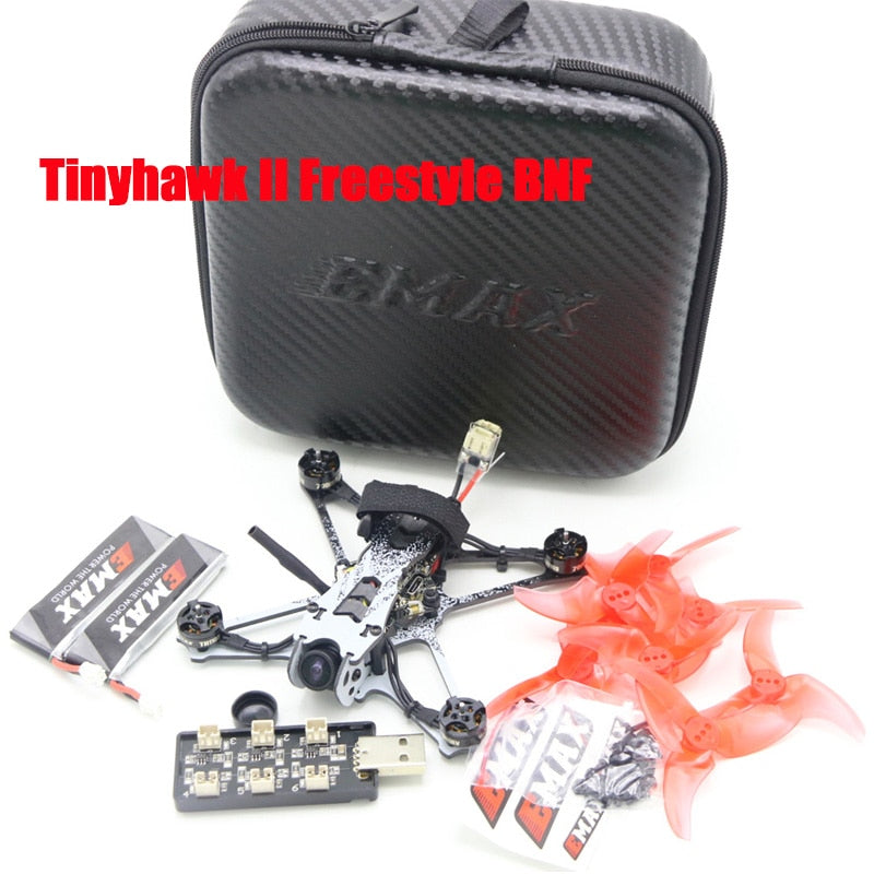 EMAX Tinyhawk II Freestyle 115 mm 2,5 Zoll F4 5A ESC FPV Racing RC Drone RTF / BNF-Version mit Fernbedienung / Fpv-Brille