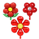 Blume Folienballons Blatt Blume Ballon Geburtstagsfeier Hochzeitsdekorationen Partyzubehör Globos Babyparty Mädchen Kinderspielzeug