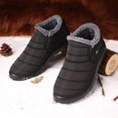 Winterschuhe für Herren Stiefel zum Hineinschlüpfen warme Pelz-Winter-Turnschuhe Herren-Schneestiefel wasserdichte Stiefeletten Chaussure Homme Mans Footwear