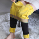 Leggings de invierno para mujer de Seoulish, novedad de 2022, pantalones cálidos, mallas calentadas de Cachemira adelgazantes gruesas de terciopelo elegante con forro polar para mujer