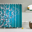 Floral bambú diente de león arce hoja flor tela impermeable poliéster ducha cortinas baño cortina baño accesorio impresión