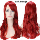 S-noilite Synthetic 28colors 22inch Loose Wave Perücken Halloween Cosplay Perücke Blau Rot Rosa Grau Lila Haarperücke Cosplay für Party