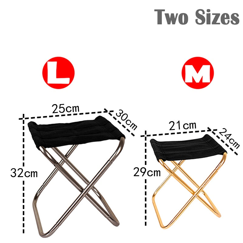 Detachable Portable Folding Chair Outdoor Camping Chairs Beach Fishing Chair Ultralight Travel Hiking Picnic Seat Outdoor Tools