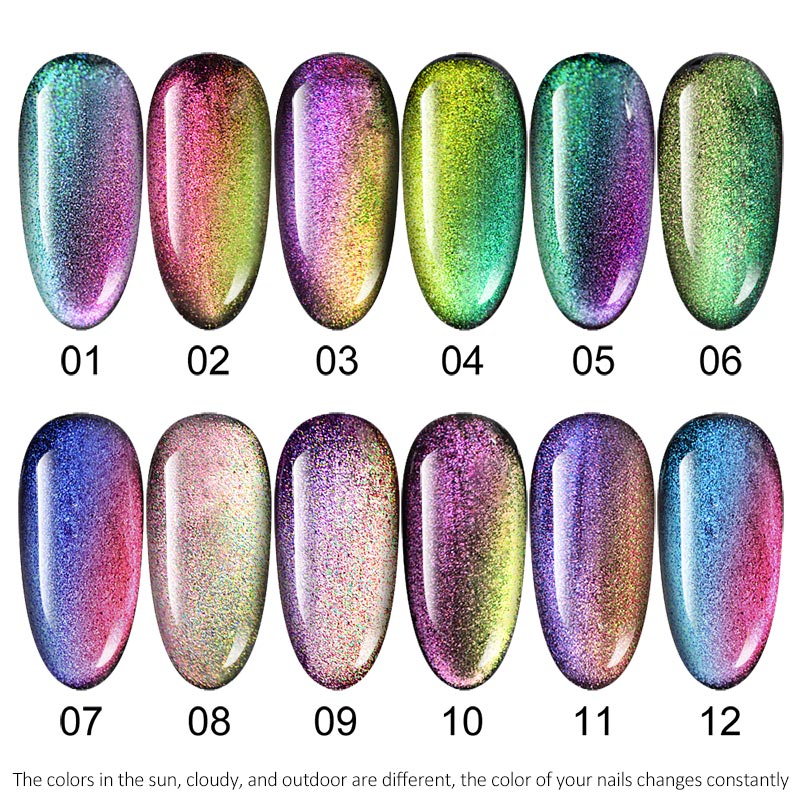 Nail Art Design Manicure Venalisa 7.5Ml Soak Off Enamel 9D Cat Eyes Magnetic Gel Polish UV Gel Nail Polish Lacquer Varnish