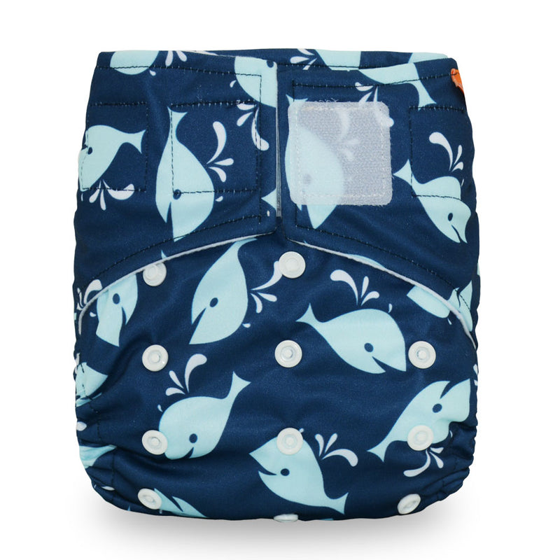 Miababy Hook&amp;Loop OS Taschen-Stoffwindel, mit einer Tasche, wasserdicht und atmungsaktiv, für 3-15 kg Babys