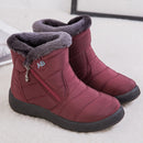 Neue Frauen Warme Schuhe Hohe Qualität Reißverschluss Frauen Stiefel Solide Winter Stiefeletten Für Frauen Damen Schuhe Wasserdichte Chaussure Femme