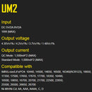 100% Original Nitecore UM4 UM2 USB QC Batterieladegerät Intelligente Schaltung Global Insurance Li-Ion AA AAA 18650 21700 26650