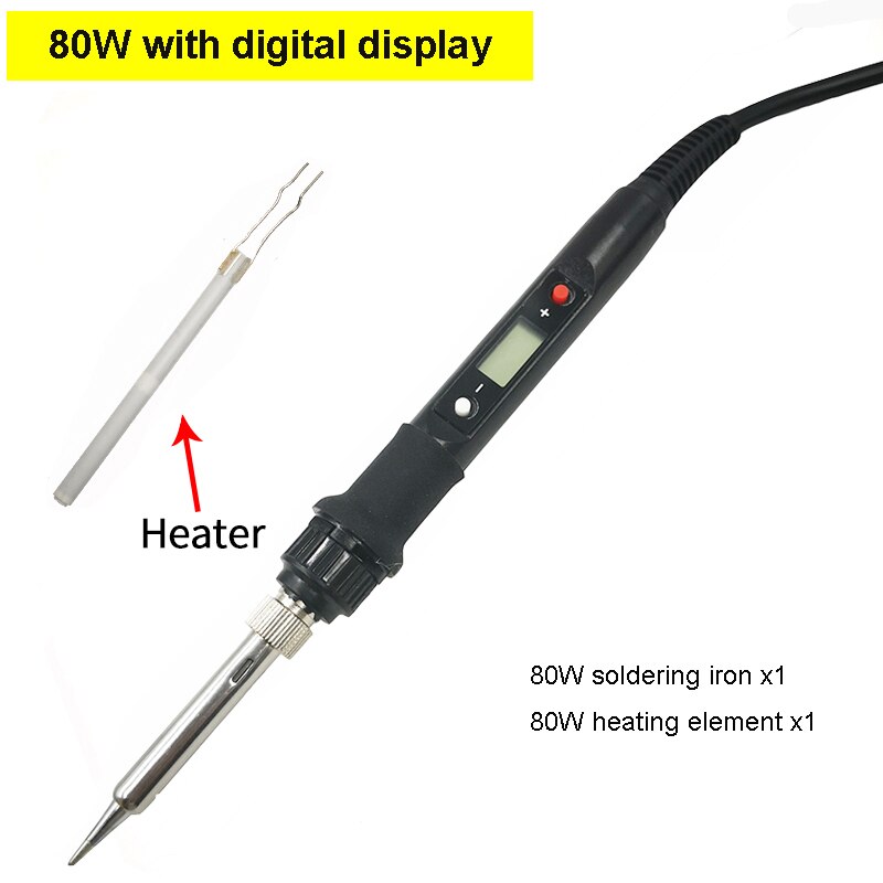 60W/80W Electric soldering iron temperature adjustable 220V 110V LCD Digital Display Welding Solder iron rework station Tools