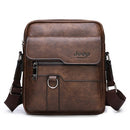JEEP BULUO Mann Ledertasche Schulter Umhängetaschen für Männer Kuhspaltleder männlich iPad Business Messenger Bag Drop Shipping