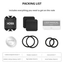 XOSS X1 Geschwindigkeits-Trittfrequenzsensor Fahrradcomputer Tachometer ANT+ Bluetooth Rennrad MTB kompatibel für GARMIN iGPSPORT Bryton