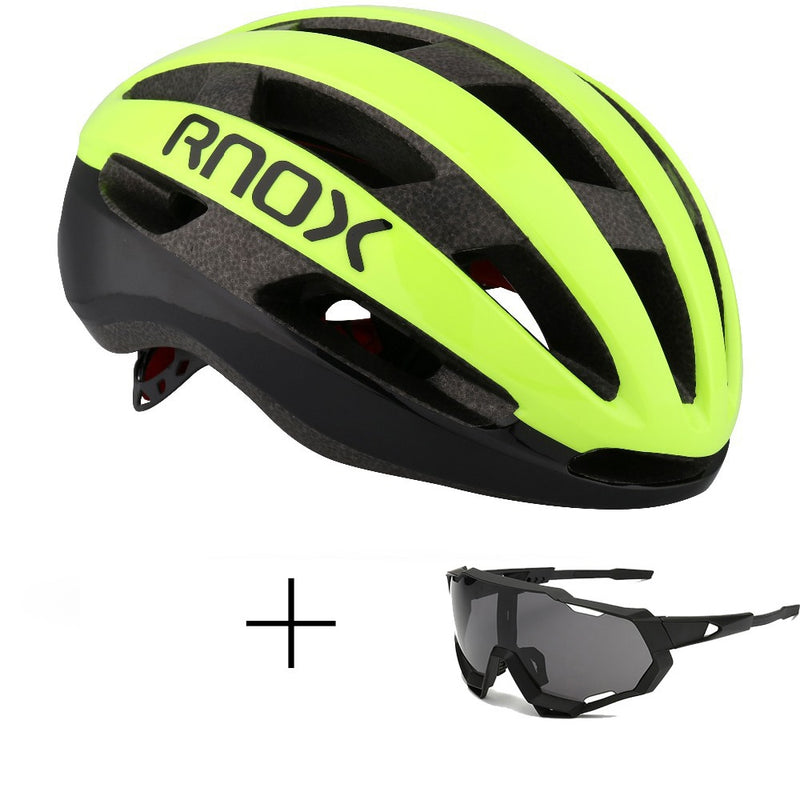 Rnox Aero Fahrradsicherheit Ultraleichter Rennradhelm Rot MTB Radfahren Stadthelm Outdoor Bergsport Cap Casco Ciclismo