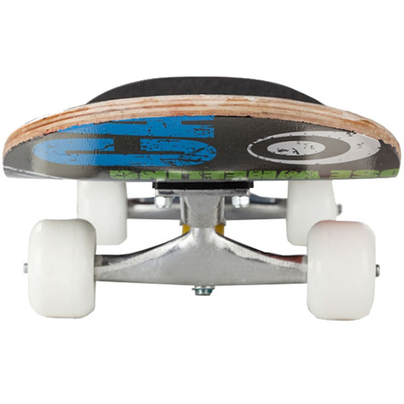 Jusenda Skateboard Double Rocker 80cm Jungen Mädchen Mini Longboard Komplett Teenager Skateboard Ahorn Deck mit Kugellager Räder