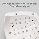 High Power 96W ROTES Licht LED Nagellampe Zwei Hände Gel UV Lampe Maniküre Nagellack Trockner Maschine zum schnellen Trocknen aller Gelpolituren