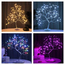 Luces de noche LED Mini lámpara de mesa de árbol de Navidad guirnalda de luces de hadas chico regalos hogar interior decoración de la habitación decoración de Navidad