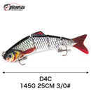 Swimbait Large Fishing Lures Hard Bait Weights 145g Swim Bait Bass Whopper Isca Artificial Articulos De Pesca Salt Water Lures