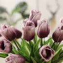 10pcs Tulip Artificial Flower Branch PU Tulipas Flor Artificial Bouquet Real Touch Fake Flower for Wedding Home Table Decoration