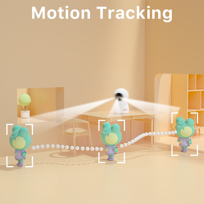 Cámara de vigilancia ANRAN, cámara IP de seguimiento automático de 3MP, cámara de seguridad para el hogar, cámara interior, WIFI, Monitor de bebé, aplicación de Audio y vídeo