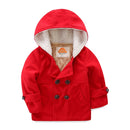 Mudkingdom Infant Baby Jungen Kleidung Herbst Winter Kapuzenjacke Verdicken Warme Jungen Oberbekleidung für Kleinkinder Langarm Lässige Mäntel