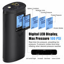 Tragbare Air Bike Pump Mini Electric Inflator Wiederaufladbare Luftpumpe Auto Auto Aufblasbarer Wiederaufladbarer Kompressor