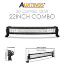 Auxtings 22 32 42 50 52 '' Zoll gebogene LED-Lichtleiste COMBO LED-Arbeitslicht 3D 7D-Leiste, die Offroad-Auto-LKW 4x4 SUV ATV 12V 24V fährt