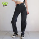 GOPLUS Jeans Damen Mom Jeans Sommer Vintage Kleidung Wide Leg Cargo Pants Jeans Femme 2022 Nouveau Spijkerbroeken Dames C10634