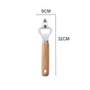 Küchenhelfer Holzgriff Kleine Küchenutensilien Edelstahlöffner Backen Pizza Skin-Peeler Käsemesser Küchengeschirr-Set