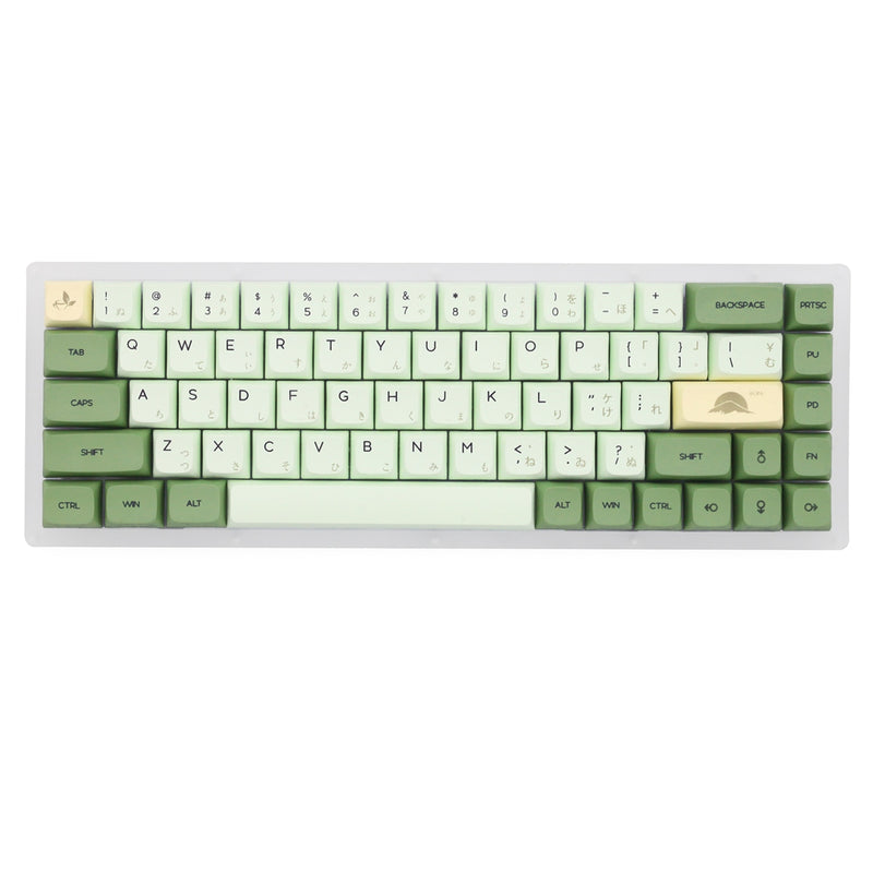 XDA V2 Matcha Green Tea Dye Sub Keycap Set dickes PBT für Tastatur gh60 Poker 87 tkl 104 ansi xd64 bm60 xd68 xd84 xd96 Japanisch