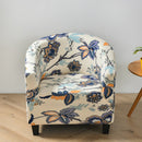 Clubsessel-Abdeckung Stretch-Wanne-Stuhl-Schonbezug Bedruckte Sofa-Abdeckung Spandex-Couch-Abdeckungen für Bar-Arbeitstheke-Wohnzimmer