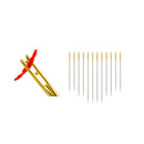 LMDZ 12/24 STÜCKE Blindnadel Ältere Nadel Seitenlochnadeln Schwanzseitenöffnung Edelstahl Handnähnadeln Einfädeln