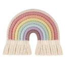 Nodic Style 8 Lines Hand-woven Rainbow Macrame Tapestry Baby Boys Baby Girls KIds Room Decor Wall hanging Decor Toys Home Decor