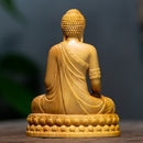 Mini Thailand Shakyamuni 10CM Buddha Buchsbaum Geschenke Holzfiguren Buddha Statuen Heimtextilien Sammlung Ornamente