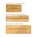 Bandeja de bambú de madera para plantas y flores, platillo con forma rectangular, soporte para Cactus suculento, bandeja para macetas, diseño elegante y sencillo, decoración del hogar, 1 ud.