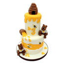 Meibum Silikon-Fondantformen, Waben und 3 Bienen, Kuchendekorationsform, Basteln, Cupcakes, Sugarcraft, Bonbons, Tonpfanne, Backwerkzeug