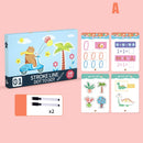 Newly Magical Tracing Workbook Kids's Preschool Educational Toys  Erasable Reusable Children's Logical Thinking Training