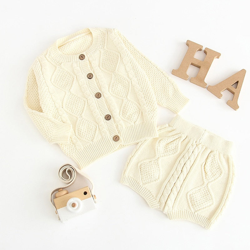 Baby Kleidung Set Strickpullover Baby Mädchen Kleidung Kleinkind Jungen Kleidung Pullover und Hosen Baby Set Kinder Boutique Kleidung