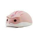 CHYI Cute Cartoon Wireless Mouse USB Optical Computer Mouse Portable Mini Laptop Mause Pink Hamster Design Mäuse für Kinder Macbook