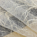 Geometrischer Vogelnestvorhang für Wohnzimmer Durchsichtiger Voile für Fenster Schlafzimmer Tüllvorhang Küche Maßgeschneiderte Cortinas M156&amp;C