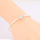 Anomokay nuevo 100% Plata de Ley 925 lindo pequeño León brazaletes pulseras para niños moda regalo de cumpleaños S925 joyería de plata