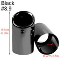 2 teile/satz verchromt edelstahl auto auspuff spitze rohre abdeckungen für audi a1 a3 a4 tt 2009–2015/vw volkswagen passat