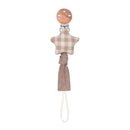 Schnullerkettenband Beißring Nippelhalter Schnullergürtel Baumwolle Leinen Baby Schnullerkette Clip Neugeborenes Kleinkind Schnuller Pflegepflege