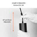 Moderne Lichter, die Schienen-LED-Lampe dimmbare 5-W-Langröhren-Spot-Lichtschienen-Deckenpendelleuchte-Hängebeleuchtung für Home Store beleuchten