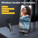 MAMEN Vlogging Kit Ausrüstung Telefonstativ mit 2,4 G Wireless Lavalier-Mikrofon für iPhone Android Smartphone Tablet SLR-Kamera