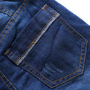 Mudkingdom Kinder Jeans Kordelzughose Herbst Winter Fleece Warme Jeanshose Freizeithose für Jungen Slim Fashion Clothing