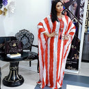 Abaya Dubai Maxi Bazin Afrikanisches Design Loses Kleid Robe Kleider Muslimische Dame Party Europäische Kleidung Amerikanische Kleidung