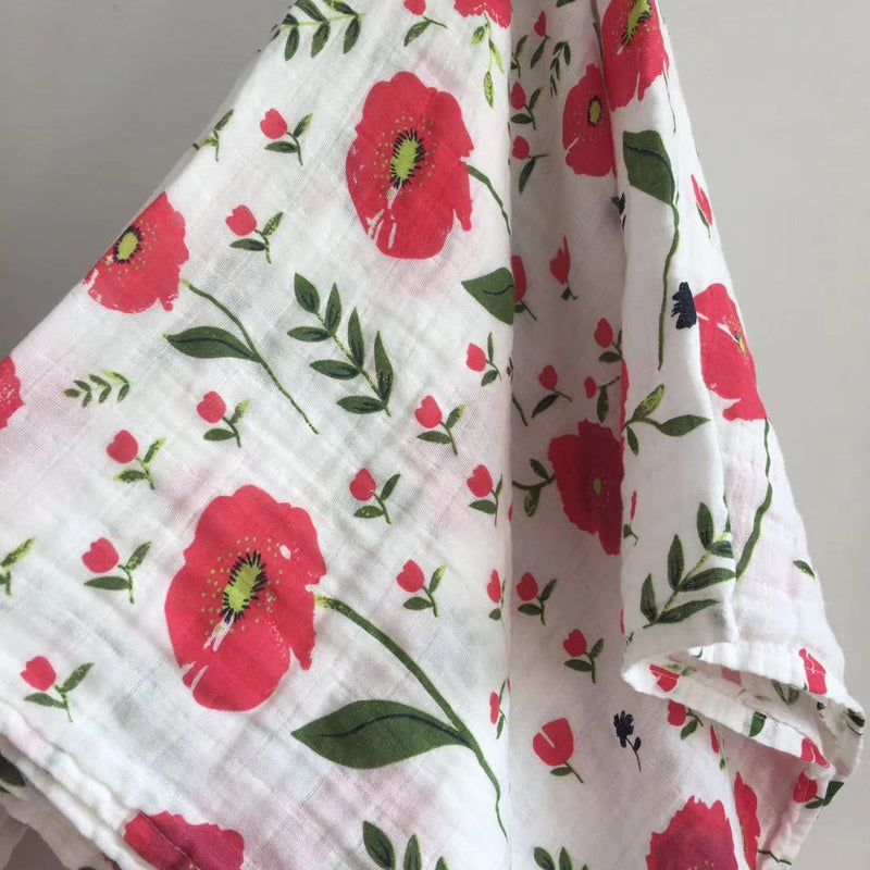 120X110cm Baby Blankets Newborn Swaddle Wrap Blankets Cotton Infant Muslin Diaper Cloth Blanket Towel