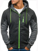 Covrlge Herren Hoodies Patchwork Sweatshirt 2019 Neuer heißer Verkauf Raglan Hoody Herbst Winter Herren Zipper Sportswear Hoodie MWW180