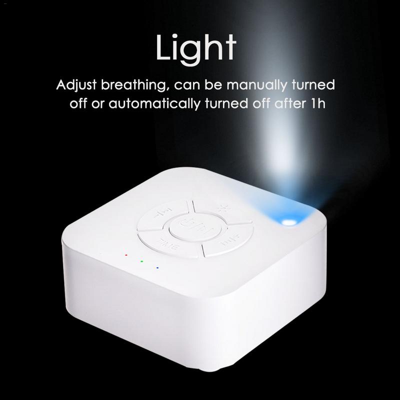 Sleep Sound Machine USB Rechargeable Timed Shutdown White Noise Machine For Sleeping Relaxation For Baby Adult Office Travel