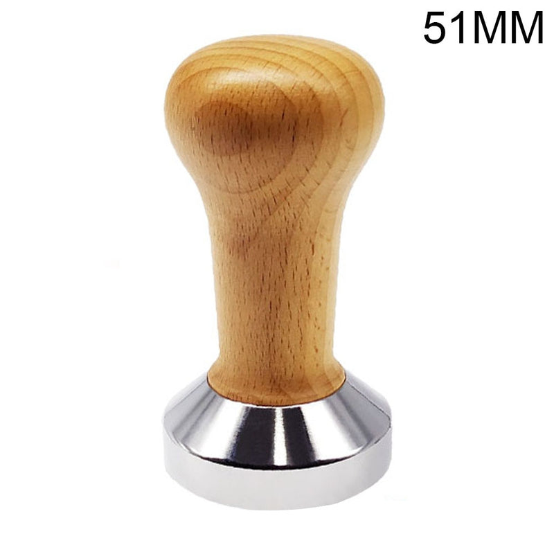 51mm 53mm 58mm 3 Angle Flat Base Coffee Tamper for Espresso Coffee Machines Press Coffee Grinder Cafe Powder Hammer