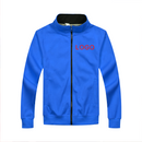 YOTEE, otoño e invierno, informal, de alta calidad, con cuello levantado, chaqueta con cremallera, logotipo personalizado, chaqueta para hombres y mujeres