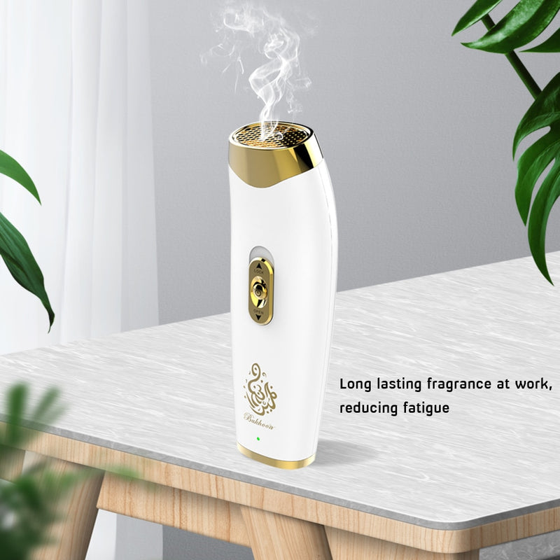 Arabic Aroma Diffuser Handheld USB Battery Charger Aromatherapy Portable Arab Electric Bakhoor Incense Burner Arabian